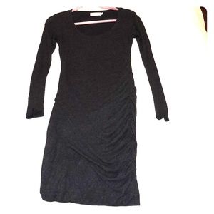 Ruched Shirt Dress